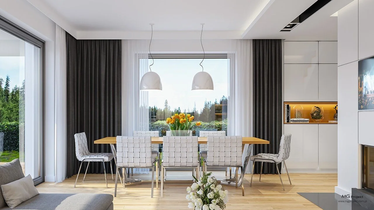 Jadalnia w Domy Akacjowa.